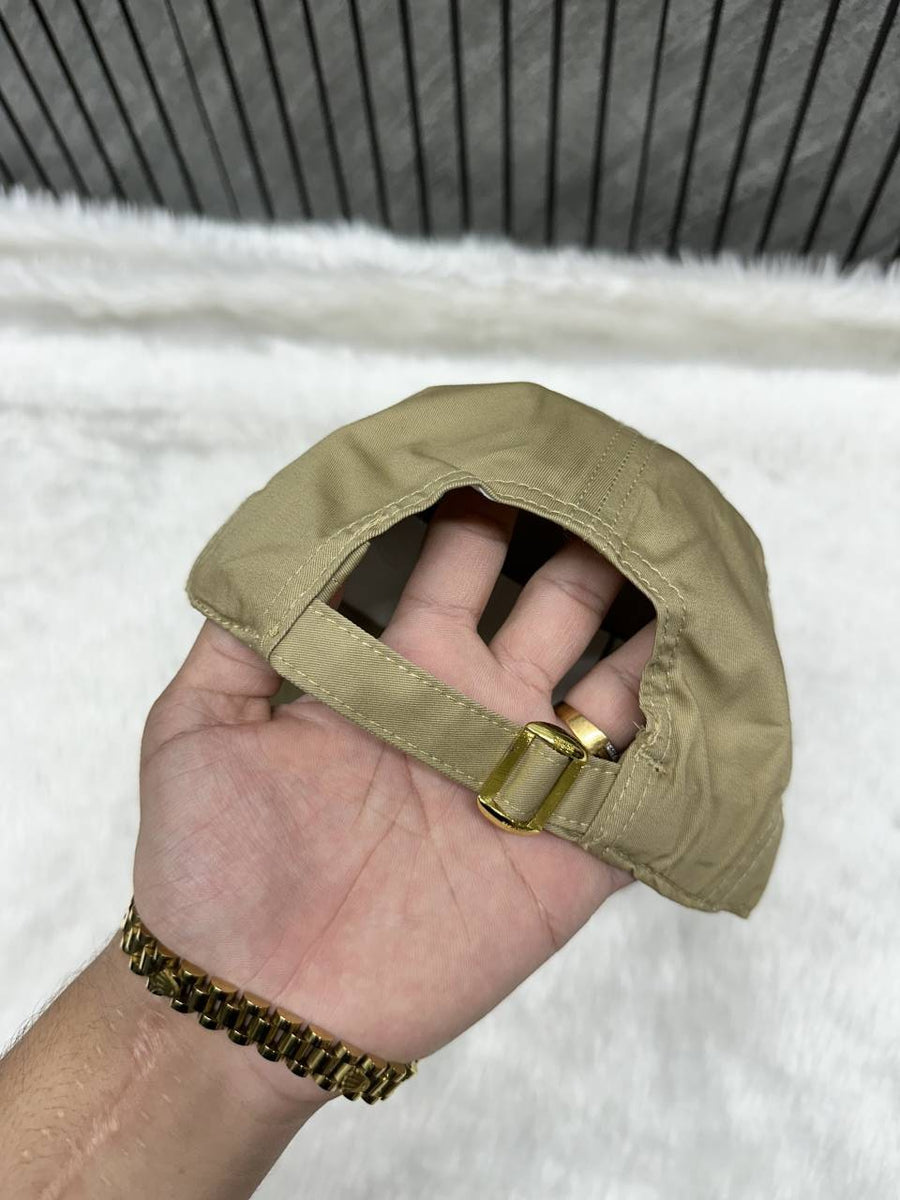 Celine_Triomphe_Camel_White_Front_Logo_Premium_Unisex_Cap