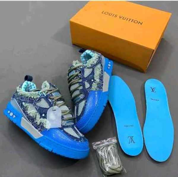 Louis VuittonSkate Trainer Blue Monogra ( fix)