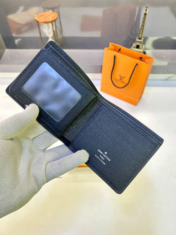 Lv_Loui Grey Premium Quality Wallet Fa 879