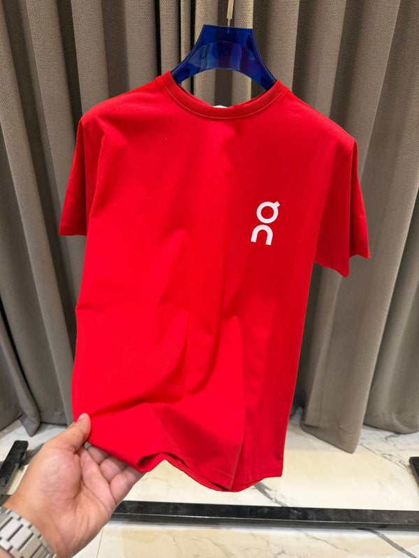 On Cloud Round Neck T-shirt Red