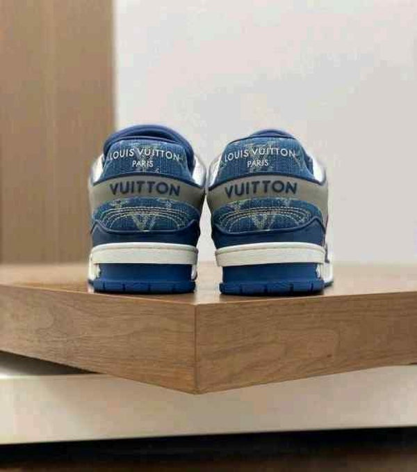 Louis Vuitton Trainer Denim-Blue