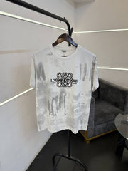 Loew e acid wash turkey imported round neck tshirt white