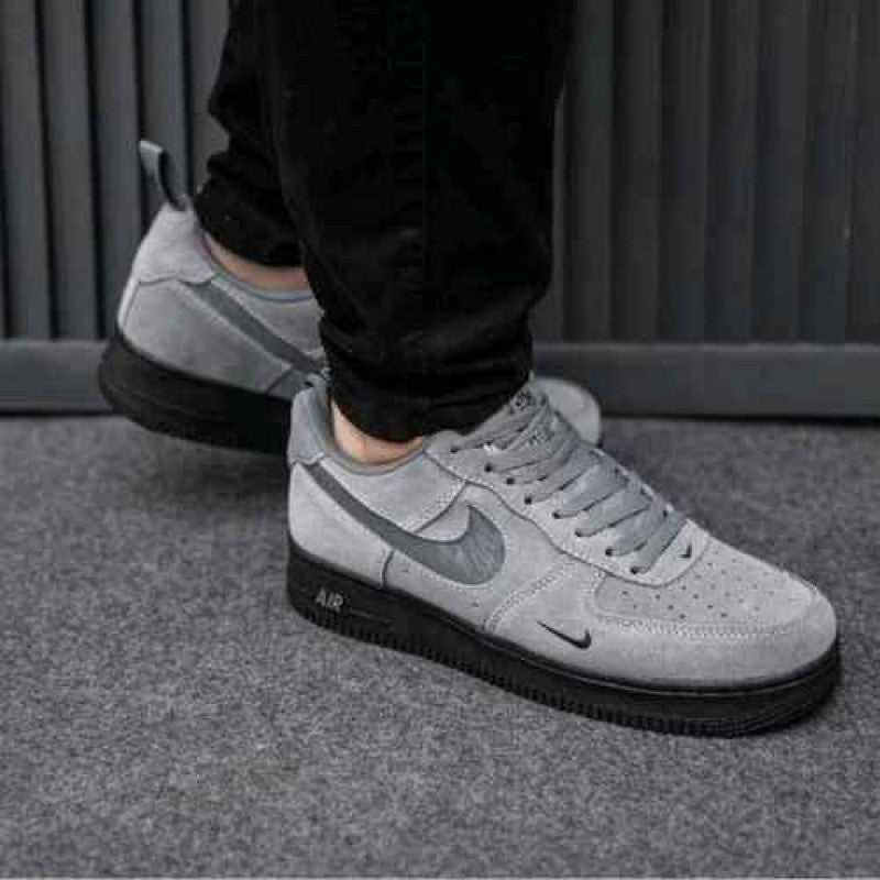 NIikee AirForce 1 Low Reflective Swoosh Cool Grey 674