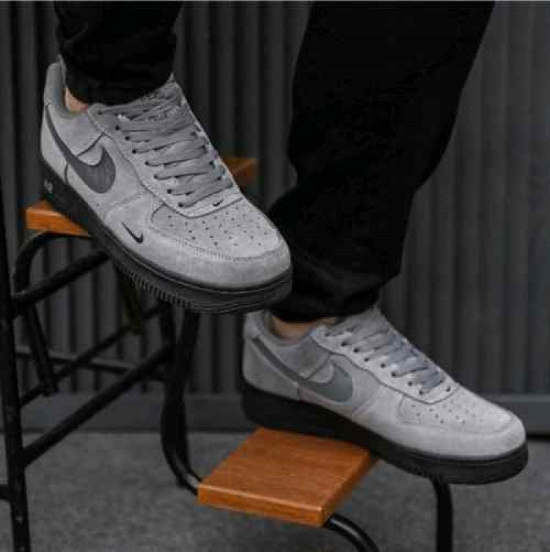 NIikee AirForce 1 Low Reflective Swoosh Cool Grey 674