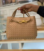 Bottega Veneta Andiamo Apricot Premium With Dust Cover Packing