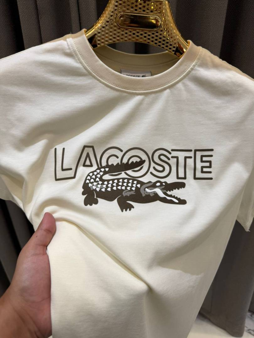 Lacoat_e imported tshirt Cream