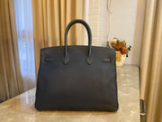 Hermes Birkin Signature Togo Handbag With Dust Bag (Black - 451)