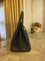Hermes Birkin Signature Togo Handbag With Dust Bag (Black - 451)