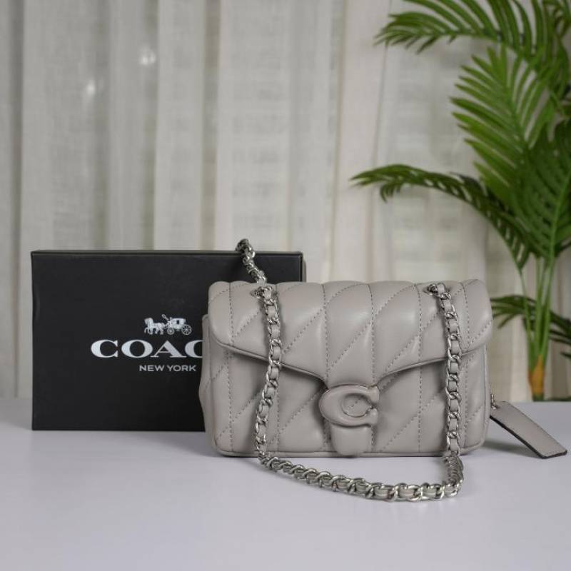 Coach946 Tabby 20 Shoulder Bag With OG Box & Dust Bag (Grey - 946)