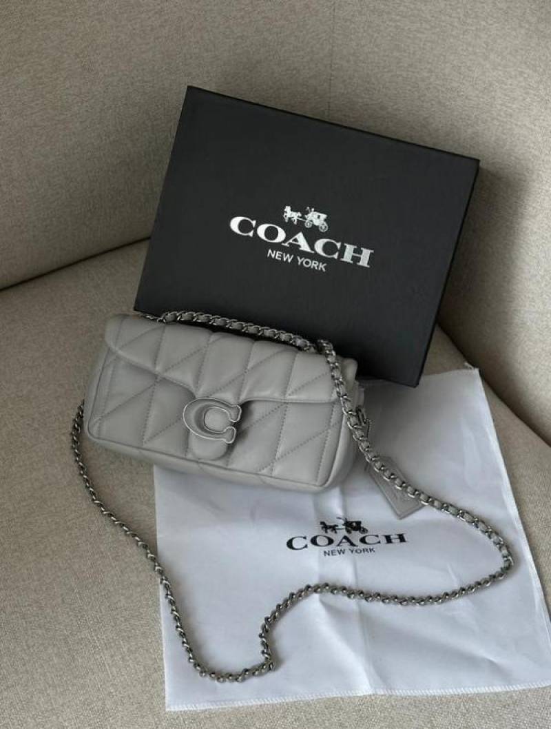 Coach946 Tabby 20 Shoulder Bag With OG Box & Dust Bag (Grey - 946)