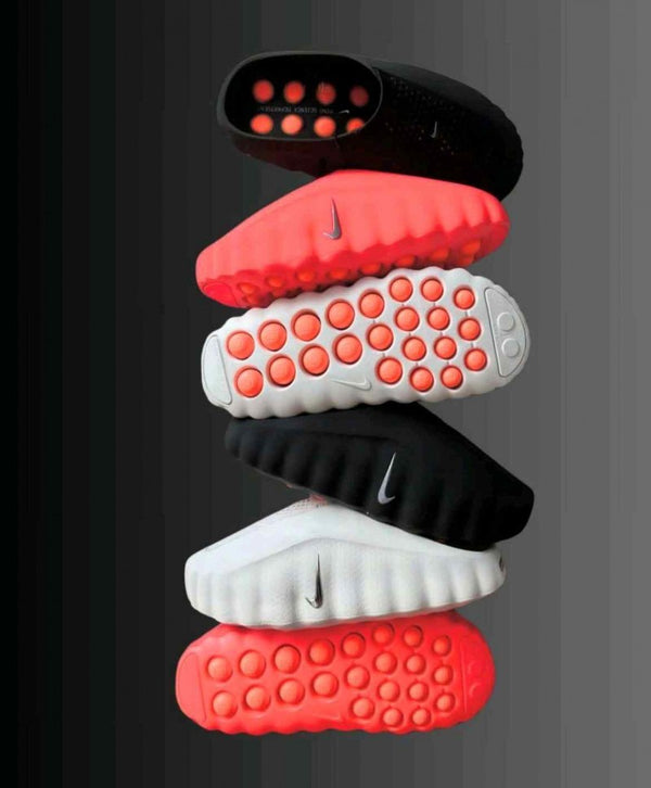 Nike Mind 001 Mules In Solar Red Fix