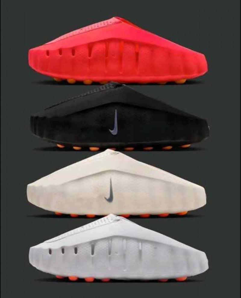 Nike Mind 001 Mules In Solar Red Fix