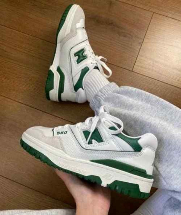 new balencee 550 White Green For Girls