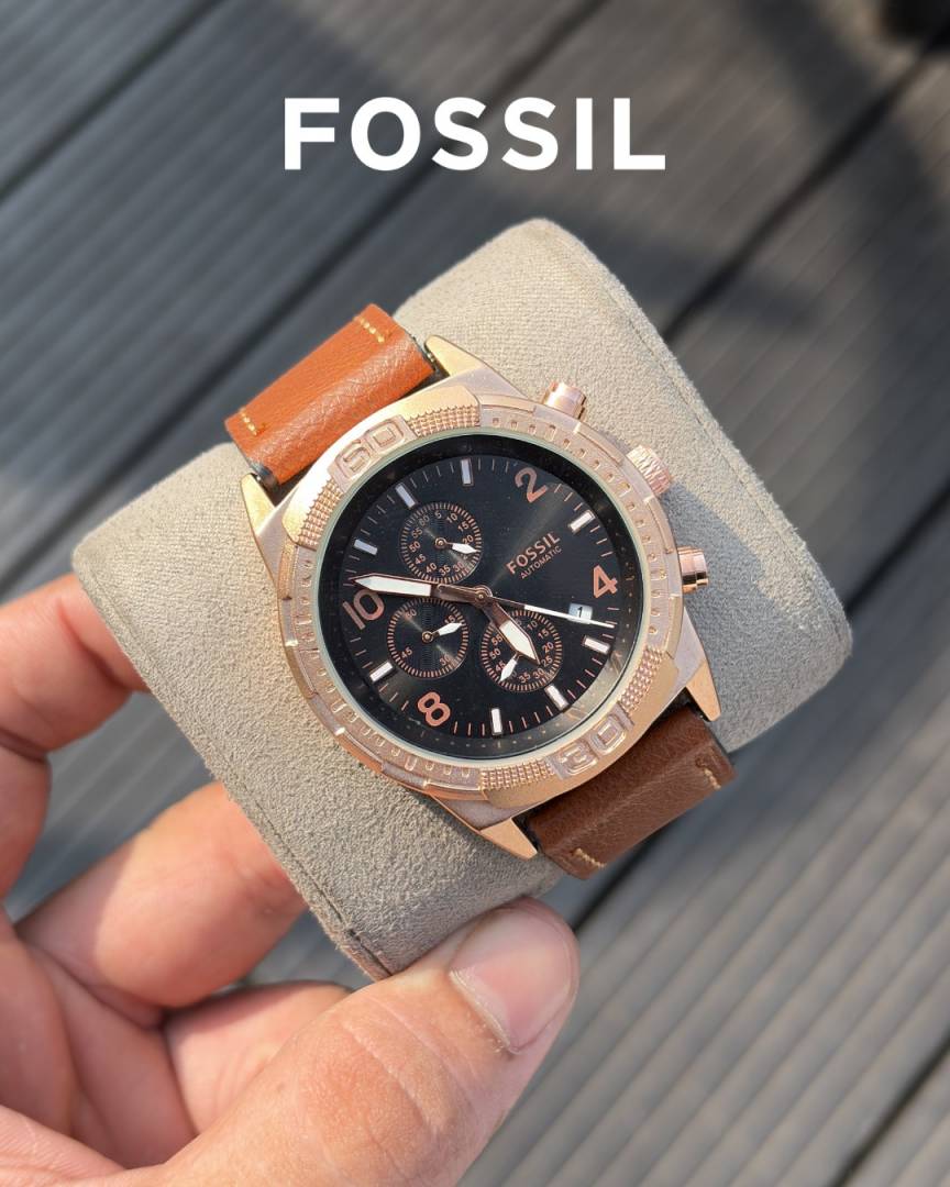 Fossil Bronson Chronograph Luggage Leather