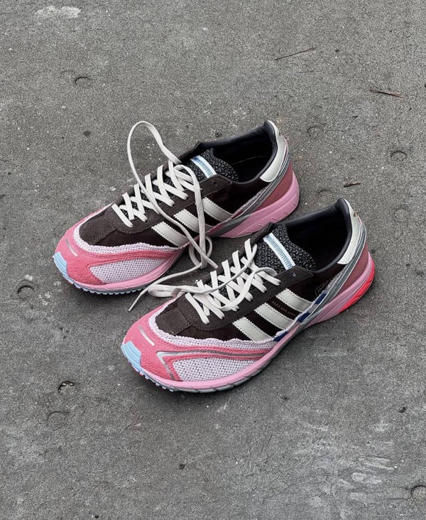 Bad bunny x adiddas para adizero SL72 brown clear pink