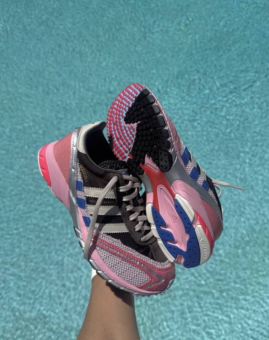 Bad bunny x adiddas para adizero SL72 brown clear pink