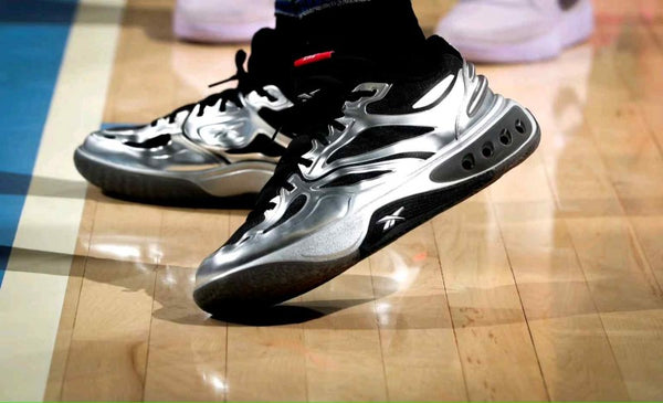 Reebok Engine A Black Silver basketball shoes