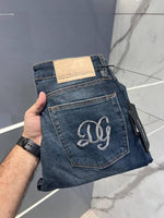 Dolce and Gabban a Green Shade Premium Imported Stretchable Lycra Fabric Straight Fit Denim 2955