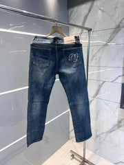 Dolce and Gabban a Green Shade Premium Imported Stretchable Lycra Fabric Straight Fit Denim 2955