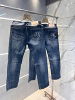 Dolce and Gabban a Green Shade Premium Imported Stretchable Lycra Fabric Straight Fit Denim 2955