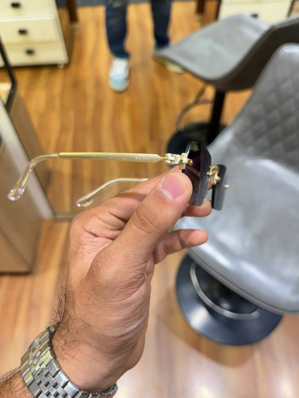 Ray-Ban rocky gold black shaded