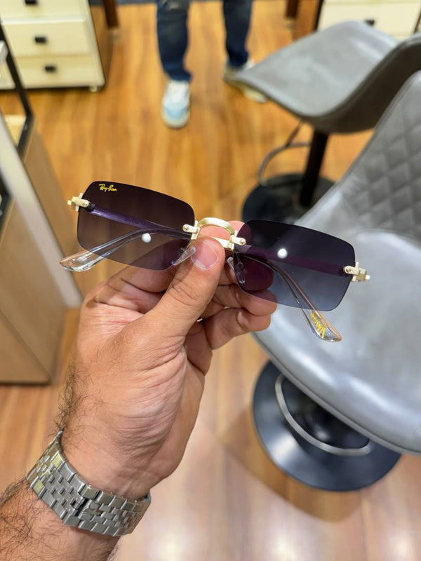 Ray-Ban rocky gold black shaded