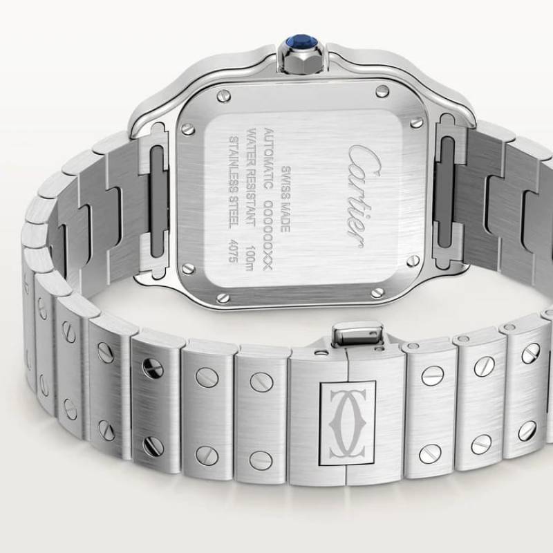 Cartier Santos Automatic silver brown