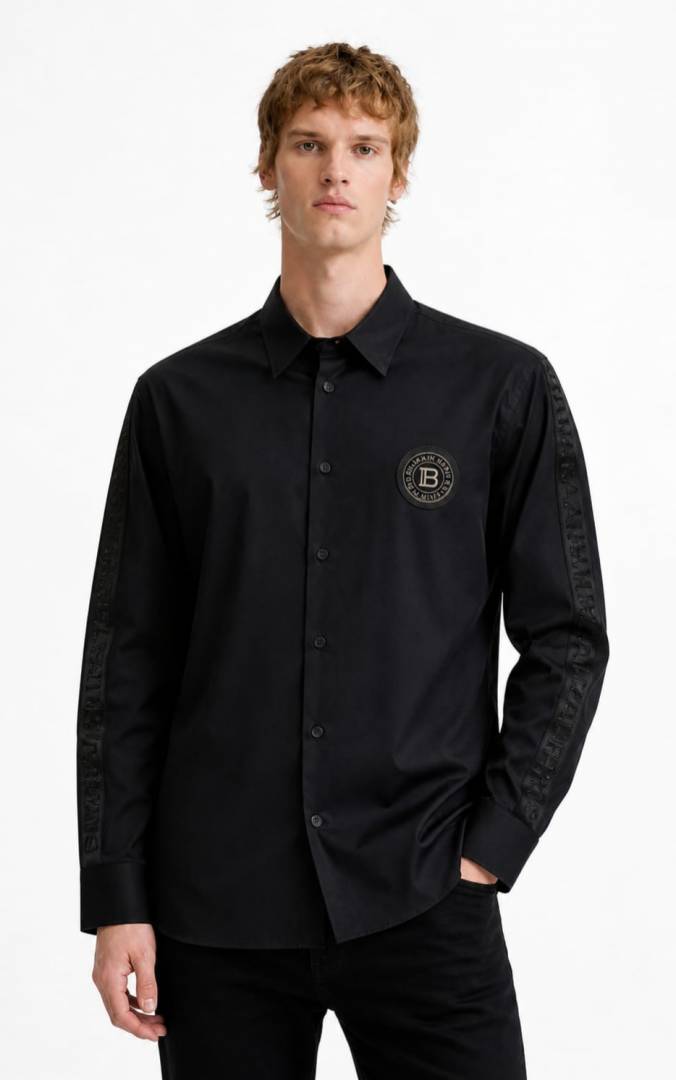 Balmain IMPORTED STORE ARTICLE SHIRT black