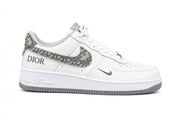 Nike Air Force 1 07 Diior White And Grey