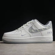Nike Air Force 1 07 Diior White And Grey