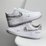 Nike Air Force 1 07 Diior White And Grey