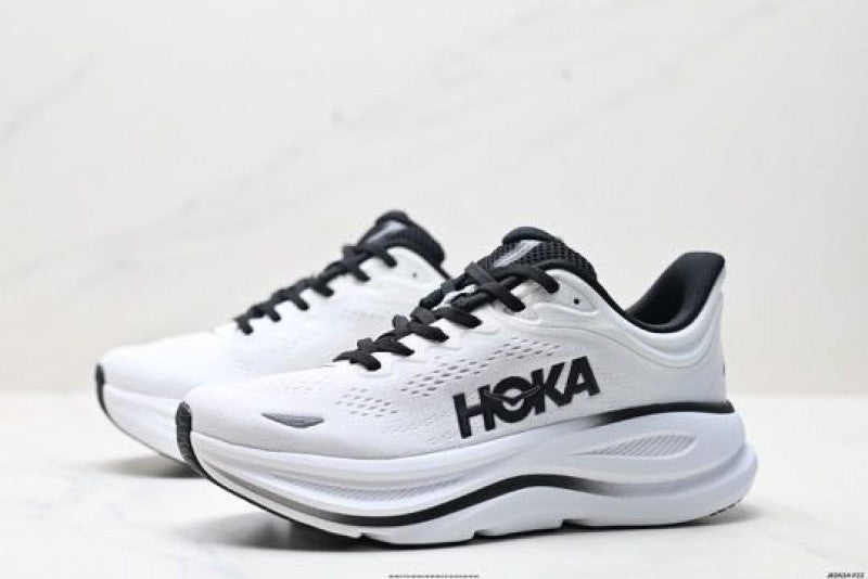 Hoka One Bondi 9 White Black