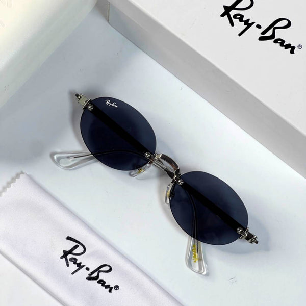 Ray-Ban 3929 rocky oval silver black