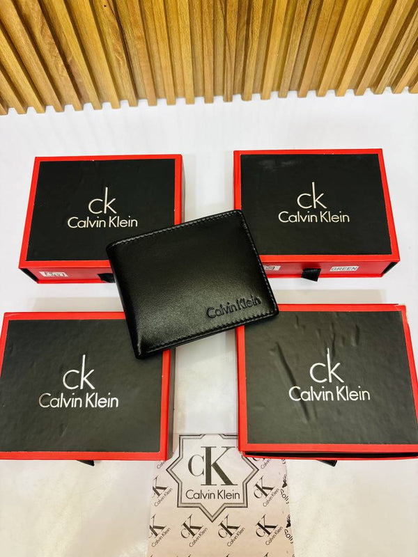 104 CK CALVIN KLINE BLACK PREMIUM QUALITY WALLET