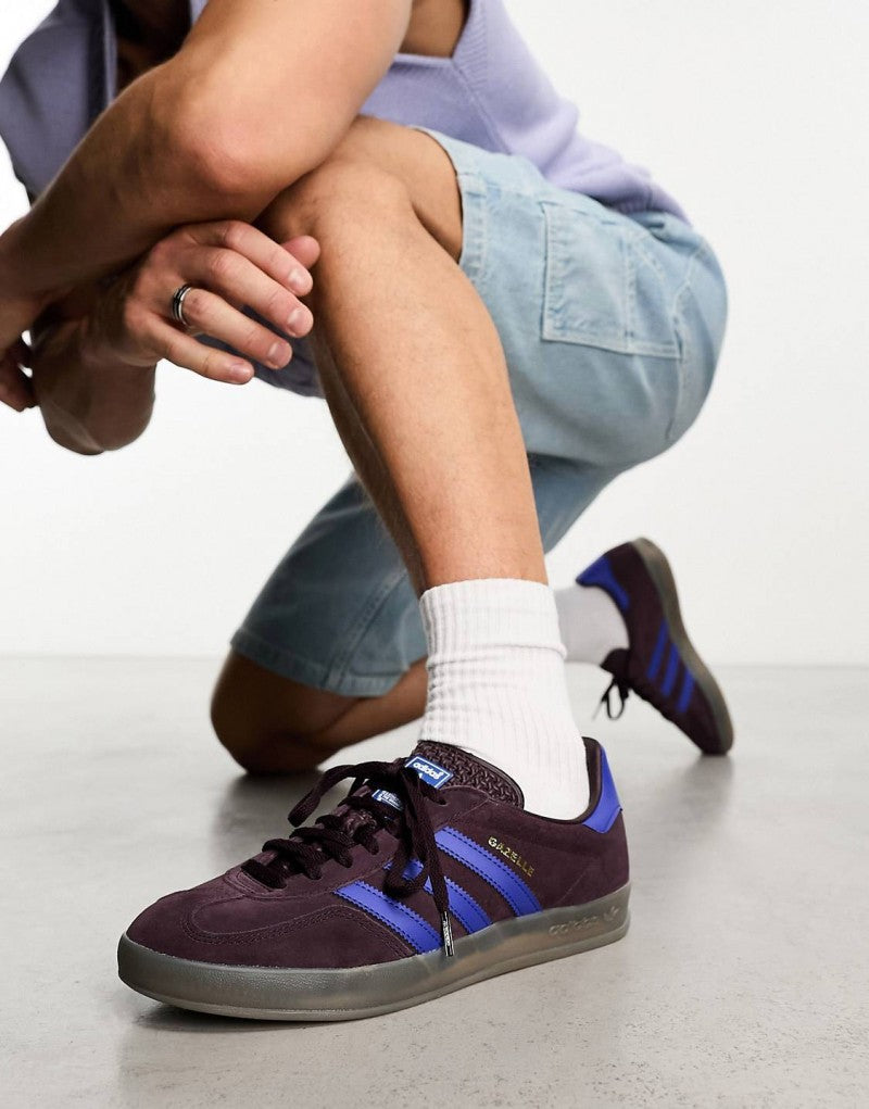gazelle indoor maroon blue 10 superstar campus tan gum brown