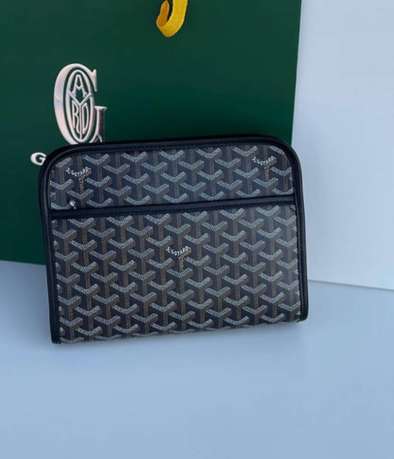 Goyard Jouvence MM Black Utility Bag With Original Box Packaging