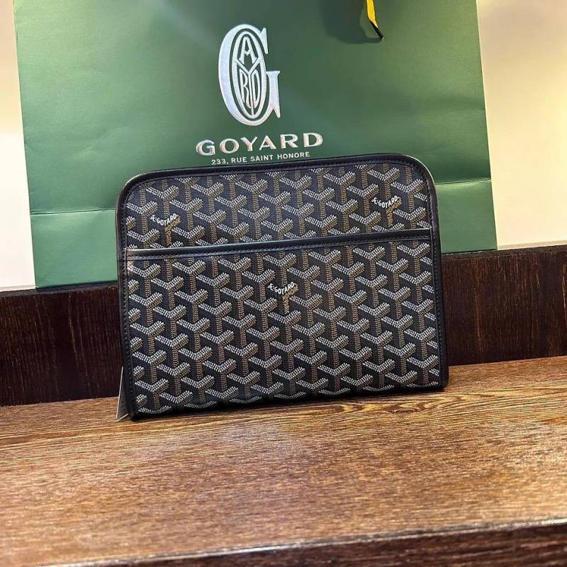 Goyard Jouvence MM Black Utility Bag With Original Box Packaging
