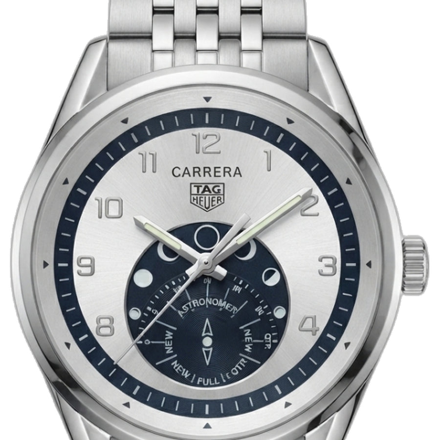 Tag heuee_r Carrera Astronomer Silver Black Dial