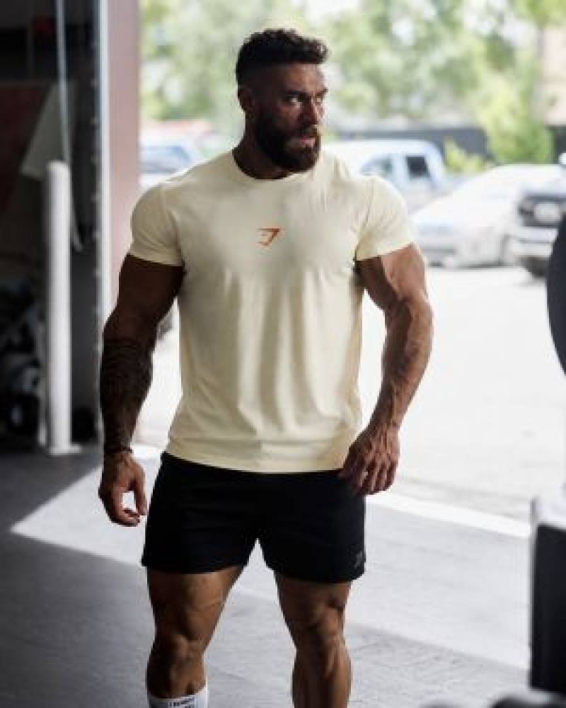 Gymshark Round Neck T-shirt Cream