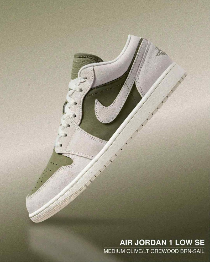 Nike Air Jordan1 Low Medium Olive