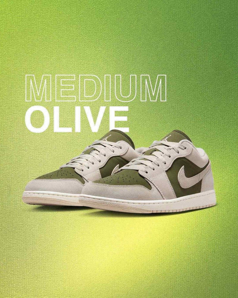 Nike Air Jordan1 Low Medium Olive