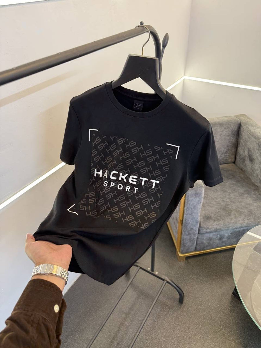 Hackett black imported round neck tshirt