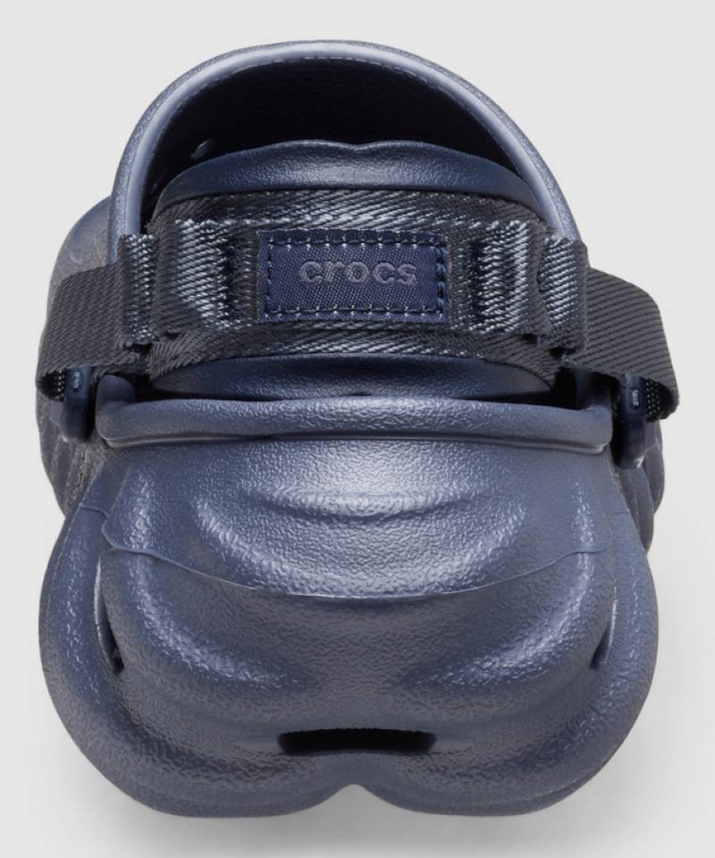 Echo Clogs Navy Blue With Og Box And Carry Bag