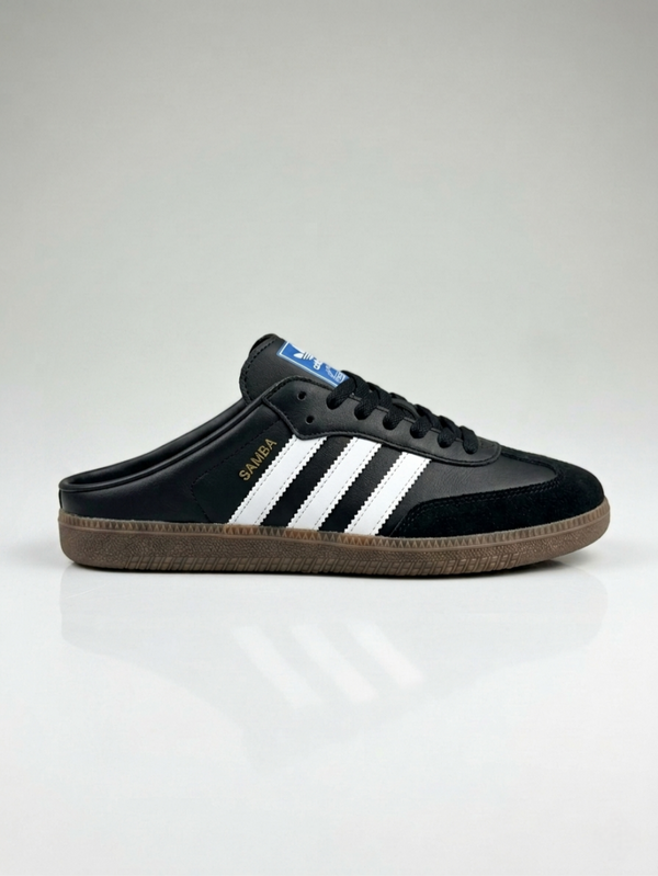Adidas SAMBA MULE BLACK WHITE
