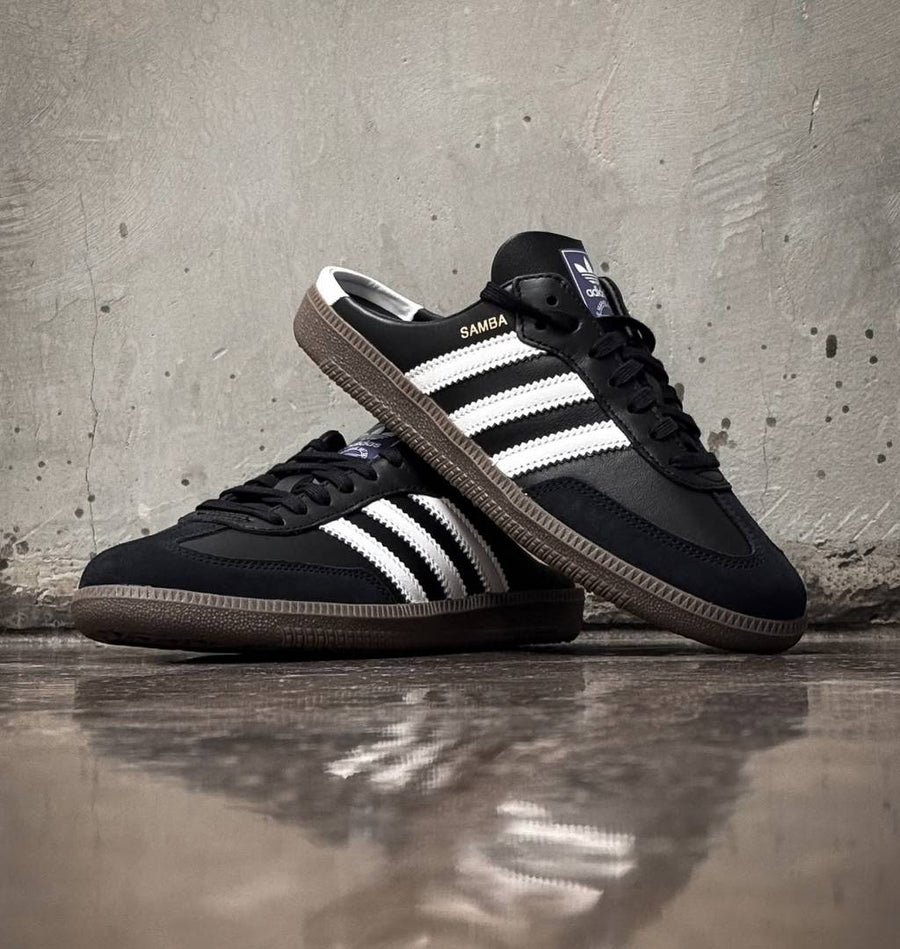 Adidas SAMBA MULE BLACK WHITE