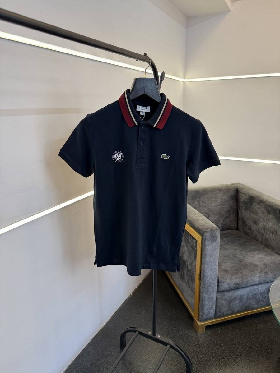 Lacoste Imported polo tshirt dark blue sale