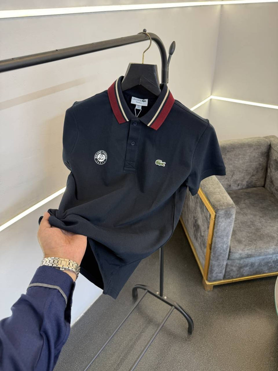 Lacoste Imported polo tshirt dark blue sale