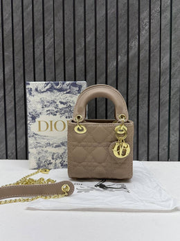Dior 662 Lady Dioor Nano beige With Original Box Packing