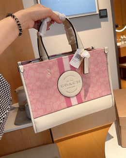 Coach_Dempsey_Tote_With_OG_Box_&_Dust_Bag_&_Extra_Shoulder_Strap_(Pink-715)