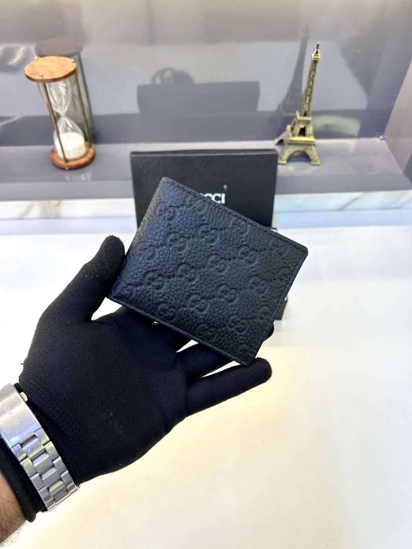 Gucci Belt & Wallet Combo Grey Black Fa 719